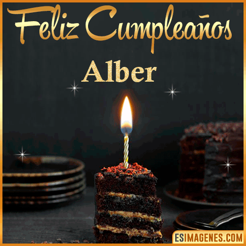 Feliz cumpleaños  Alber