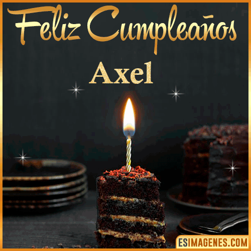 Feliz cumpleaños  Axel
