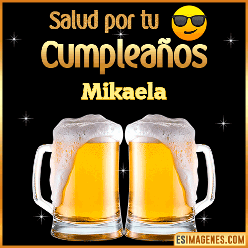 Feliz Cumpleaños cerveza gif  Mikaela