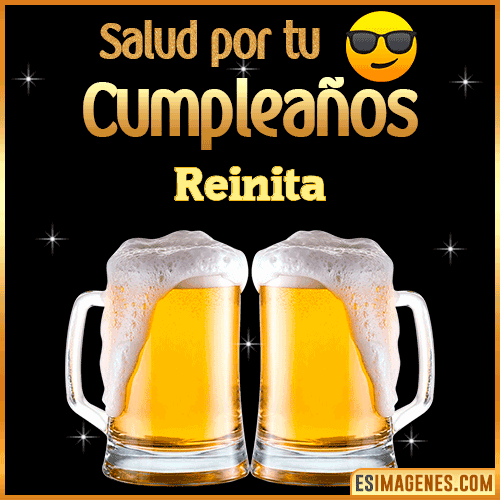 Feliz Cumpleaños cerveza gif  Reinita