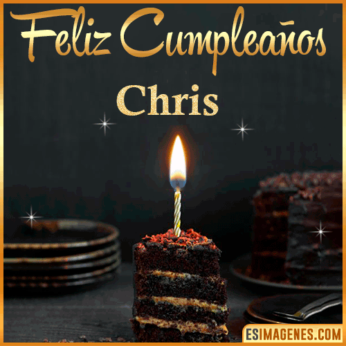 Feliz cumpleaños  Chris