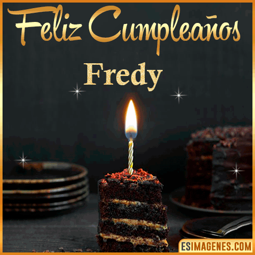 Feliz cumpleaños  Fredy