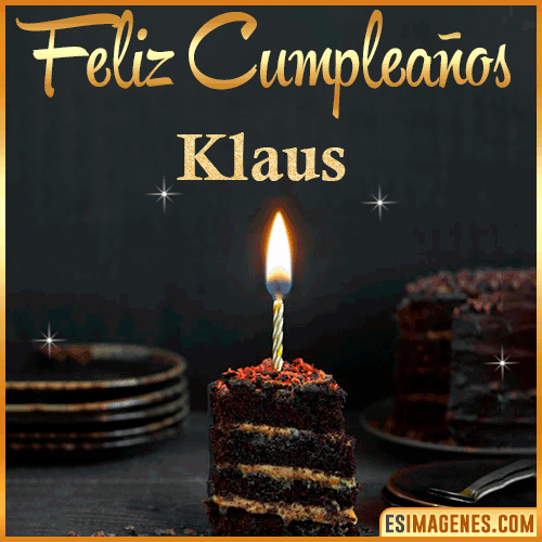 Feliz cumpleaños  Klaus