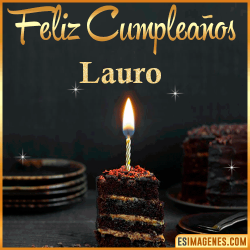 Feliz cumpleaños  Lauro