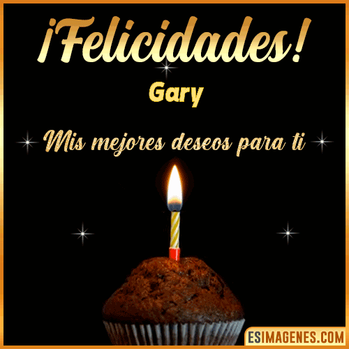 Gif de Felicidades  Gary