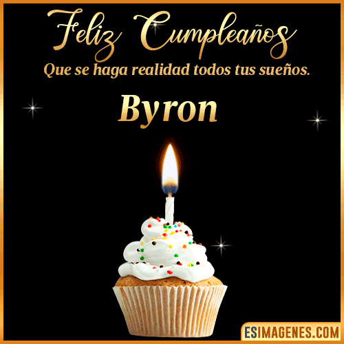 Mensajes de Feliz Cumpleaños  Byron