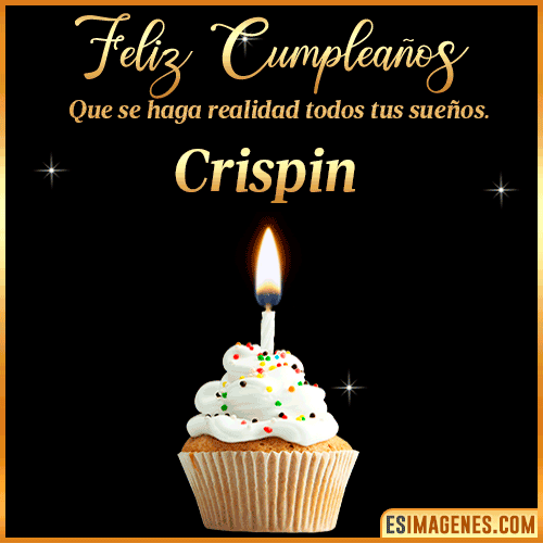 Mensajes de Feliz Cumpleaños  Crispin