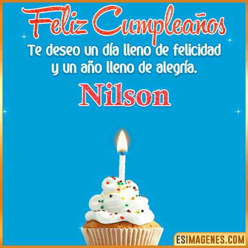 Deseos de feliz cumpleaños  Nilson