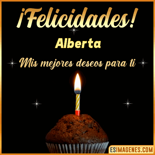 gif Felicidades  Alberta