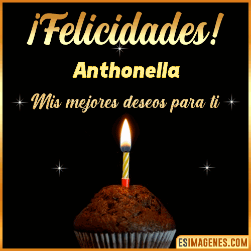 gif Felicidades  Anthonella
