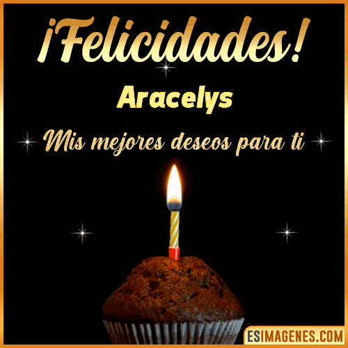 gif Felicidades  Aracelys