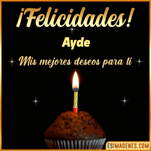 gif Felicidades  Ayde