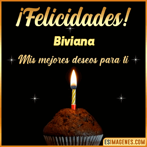 gif Felicidades  Biviana