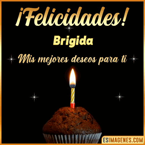 gif Felicidades  Brigida