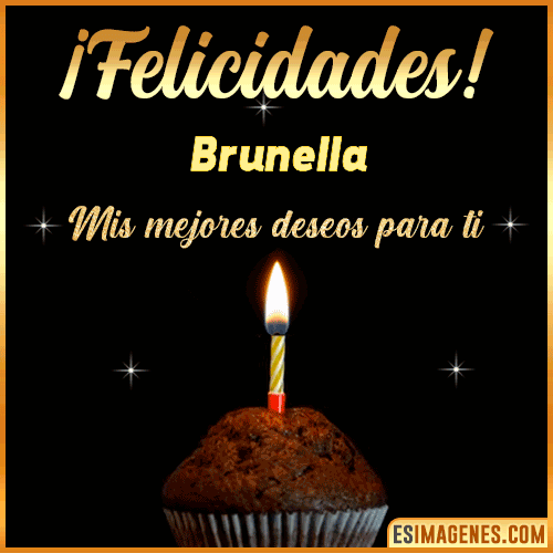 gif Felicidades  Brunella