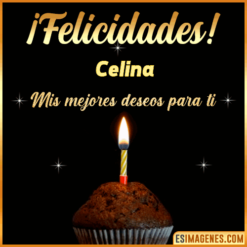 gif Felicidades  Celina