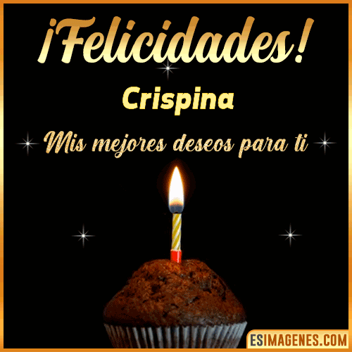 gif Felicidades  Crispina