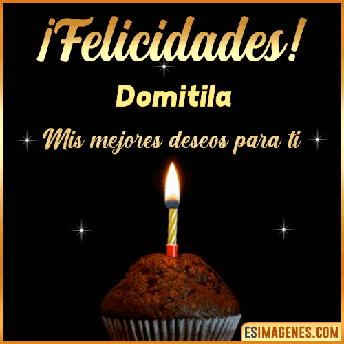 gif Felicidades  Domitila