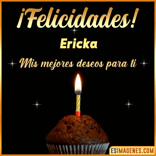 gif Felicidades  Ericka