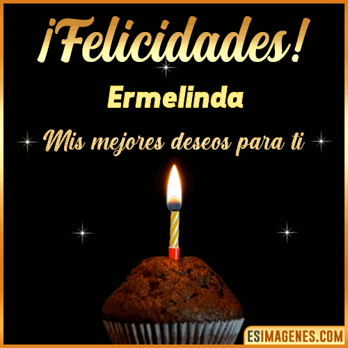 gif Felicidades  Ermelinda