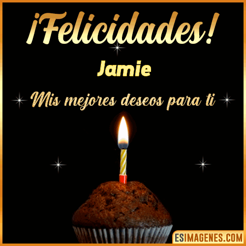 gif Felicidades  Jamie
