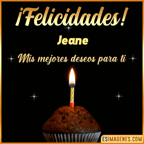 gif Felicidades  Jeane