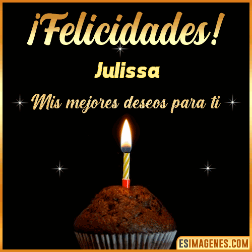gif Felicidades  Julissa