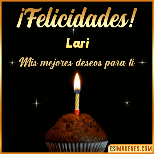 gif Felicidades  Lari