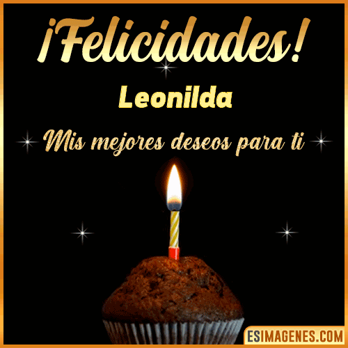 gif Felicidades  Leonilda