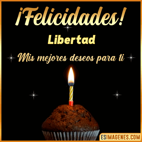 gif Felicidades  Libertad