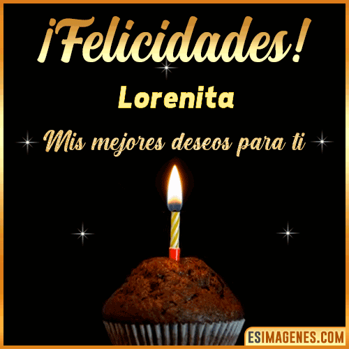 gif Felicidades  Lorenita