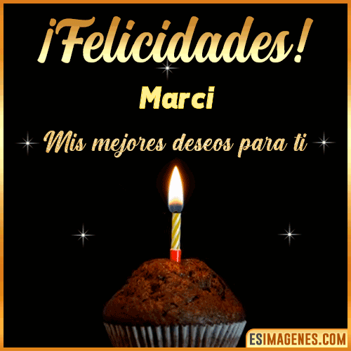 gif Felicidades  Marci