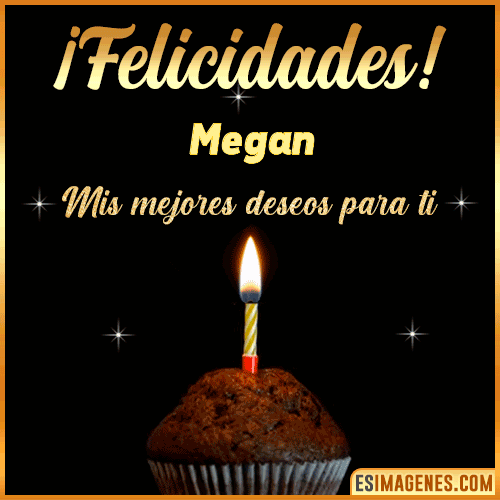 gif Felicidades  Megan