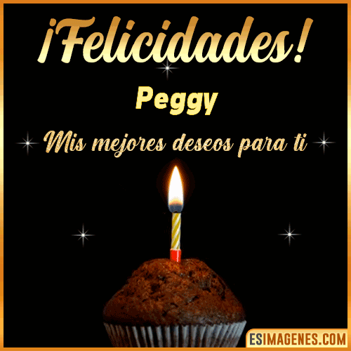 gif Felicidades  Peggy