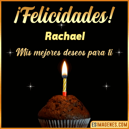 gif Felicidades  Rachael
