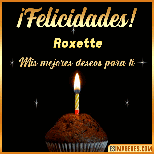 gif Felicidades  Roxette