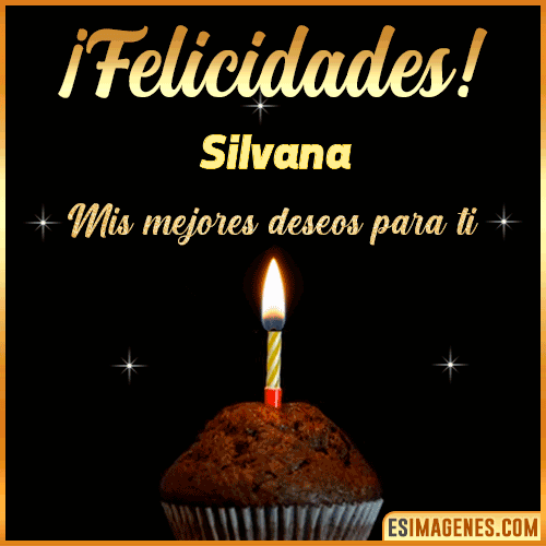 gif Felicidades  Silvana