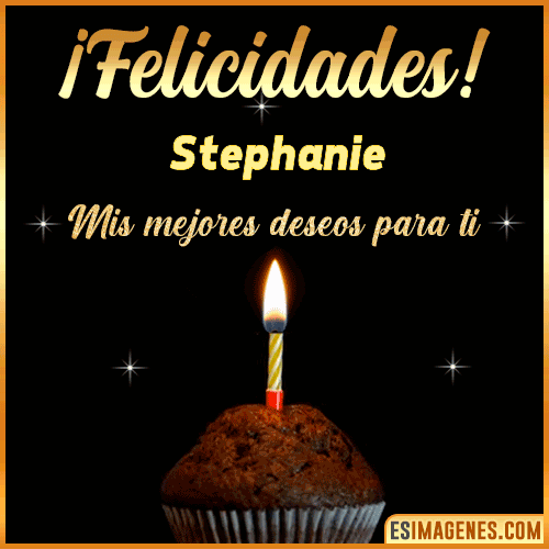 gif Felicidades  Stephanie