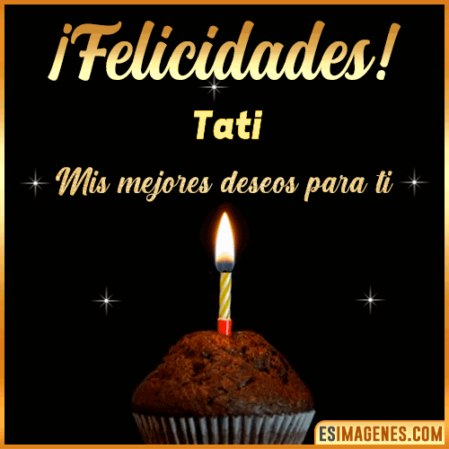 gif Felicidades  Tati