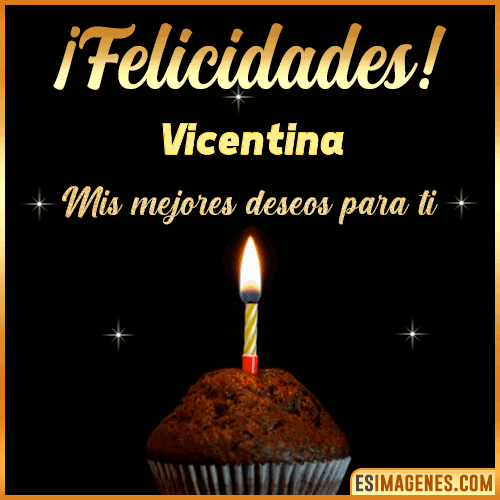 gif Felicidades  Vicentina