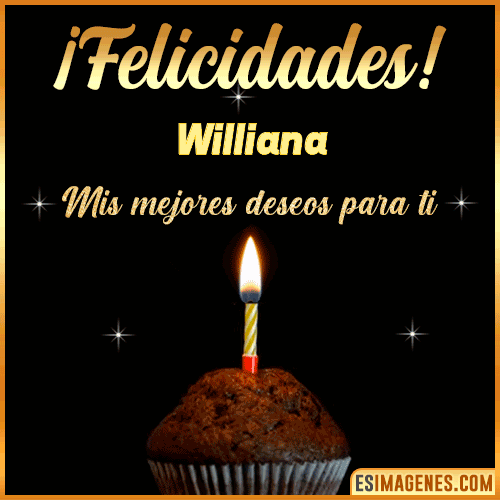 gif Felicidades  Williana