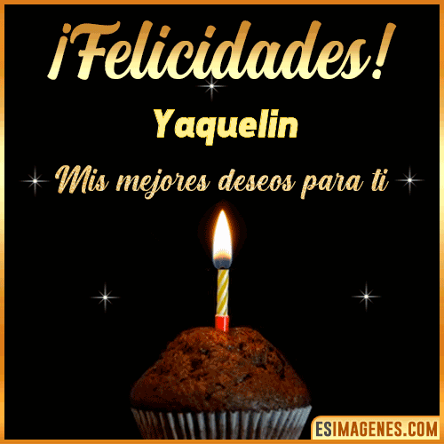 gif Felicidades  Yaquelin