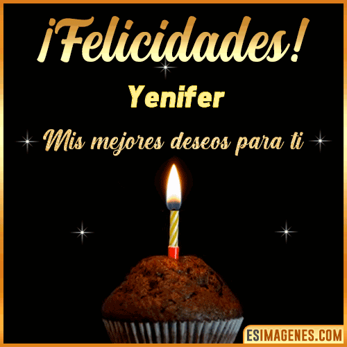gif Felicidades  Yenifer