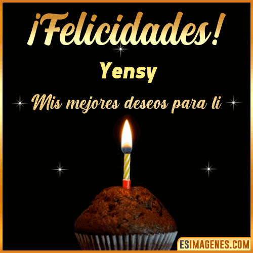 gif Felicidades  Yensy
