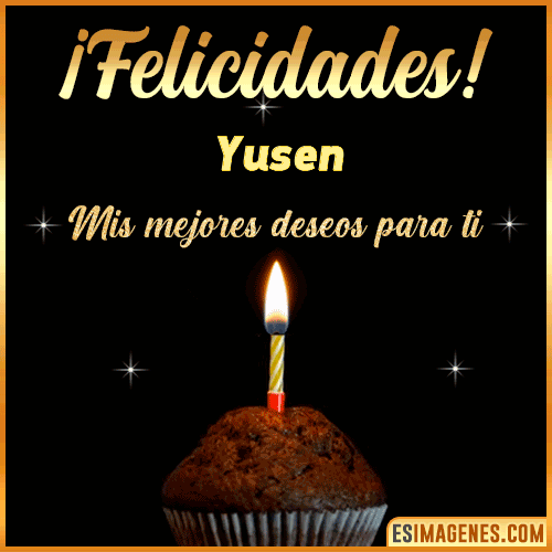 gif Felicidades  Yusen