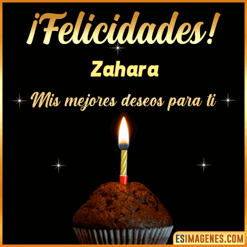 gif Felicidades  Zahara