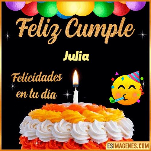 Julia ¡feliz Cumpleaños! Imagen Libre - 6269