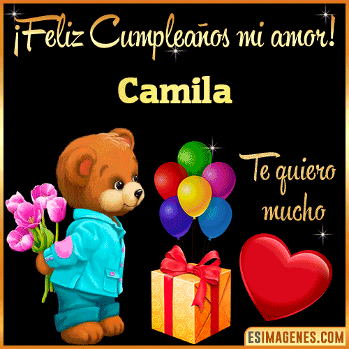 Feliz Cumple mi Amor  Camila