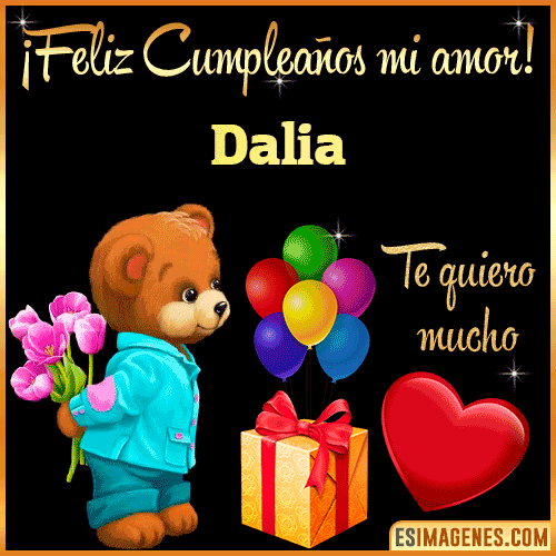 Feliz Cumple mi Amor  Dalia