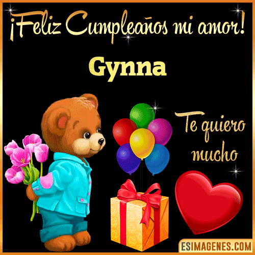 Feliz Cumple mi Amor  Gynna